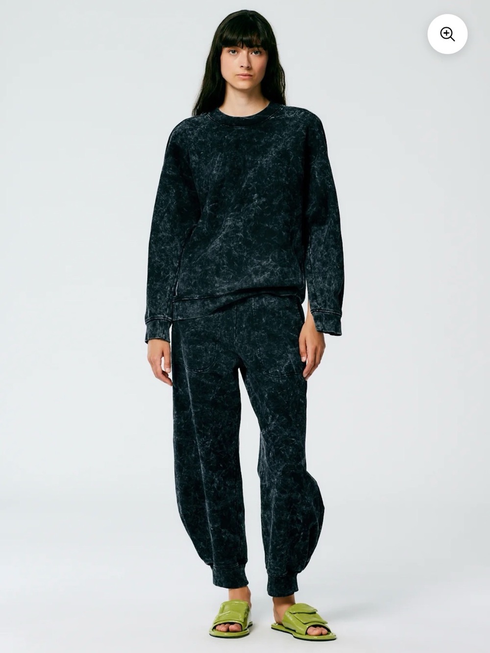 Tibi Calder Sweatpants Acid Washed Small